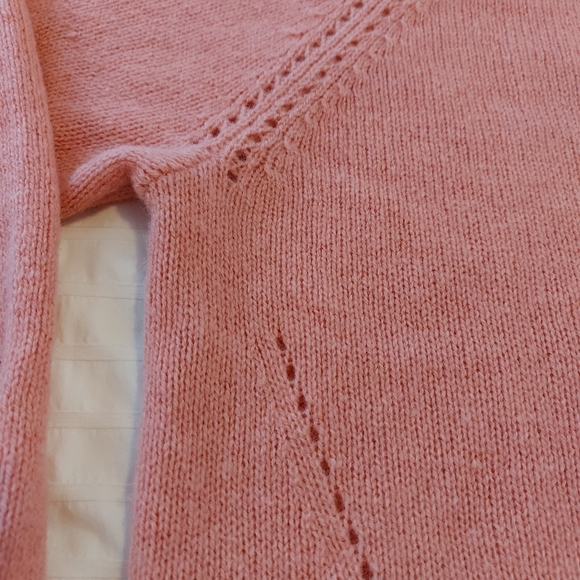 Anne Taylor Wool Cashmere Peplum Crewneck Sweater - Picture 6 of 8